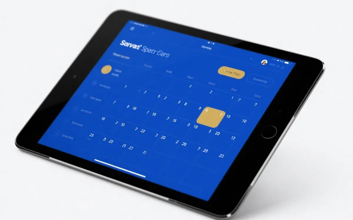 赛程时间表与日历概览示意图