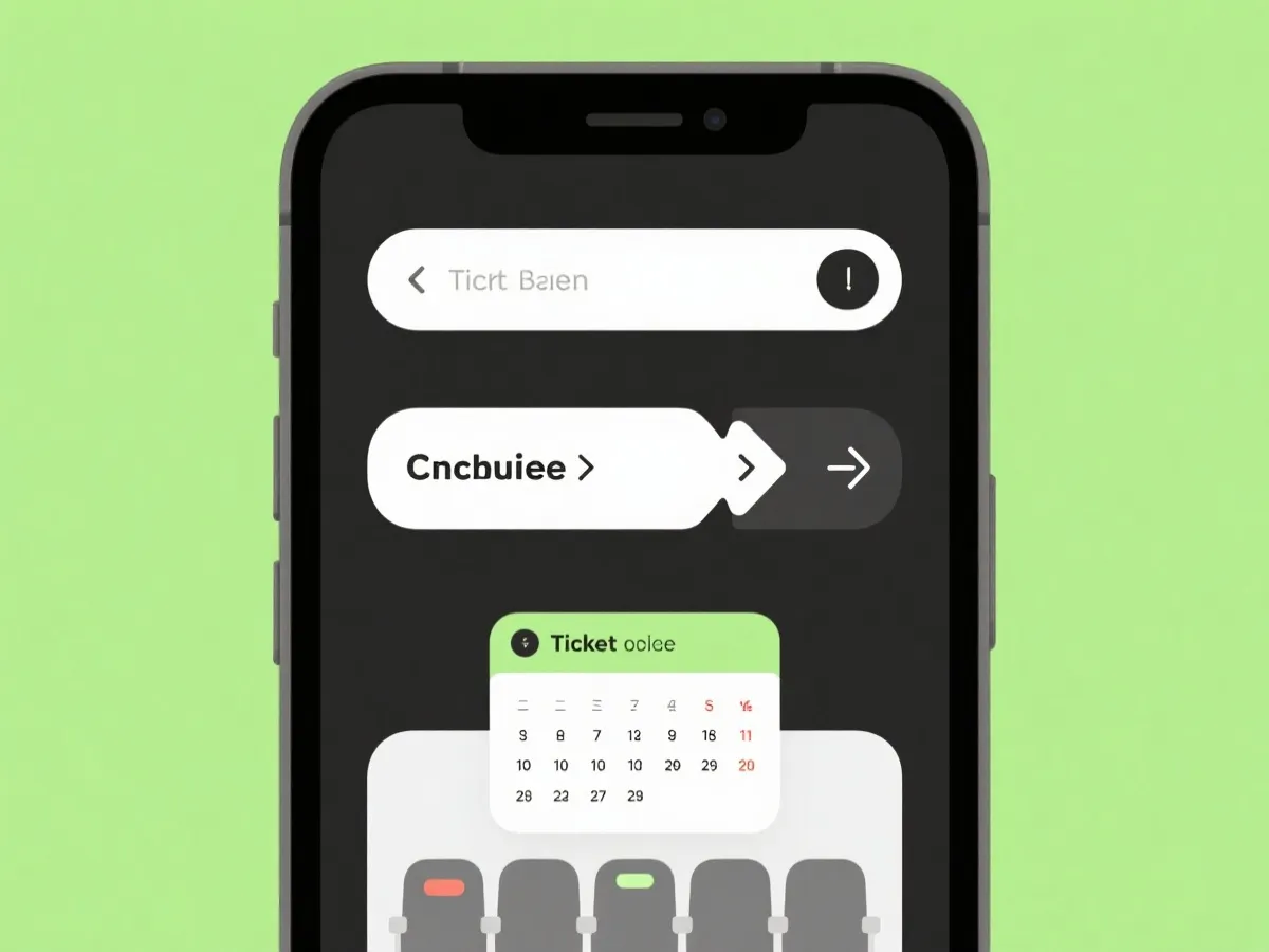 门票购买流程示意图